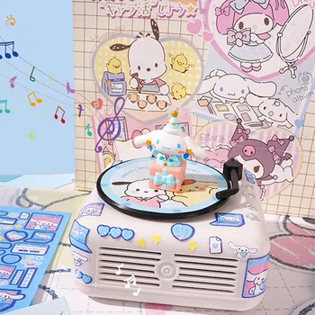 Sanrioed Pochacoo Mea Melodia Hello Kitty Cinnamoroll Kuromi Wireless Bluetooth Audio Kawaii Epocă Player Portabil De Înregistrare Cadou