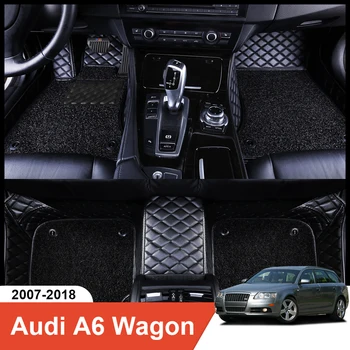 Se Potrivesc personalizat Masina Podea Mat pentru Audi A6 Wagon 2007 Accesorii Interior ECO Covor Gros Personaliza pentru Stânga și Dreapta cu Mașina