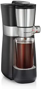 Ambarcațiune Rapidă de preparare a cafelei Rece & Fierbinte Filtru de Cafea, un Singur Servi Cafea Măcinată Brewer, 16 oz. capacitate, Negru, 42501