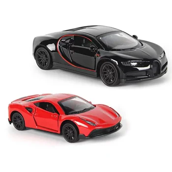 1:43 Aliaj Sport Supercar Model De Turnat Sub Presiune, Metal Simulare Trage Înapoi Mașina Cu Deschidă Ușa Sport Vehicule, Jucarii Pentru Copii, Cadouri
