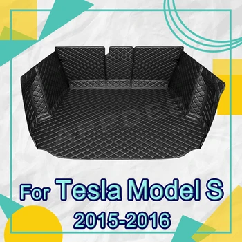 Auto Plin Acoperire Portbagaj Covoraș Pentru Tesla Model S 6-Scaun 2015 2016 Masina Boot Pad Acoperire Cargo Liner Interior Protector Accesorii