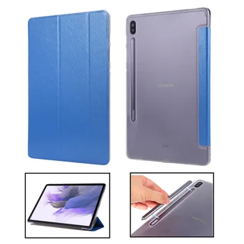 Tableta Caz Pentru Samsung Galaxy Tab S7 FE Plus 12.4 X800 X806 T970 T975 T976B T730 T736B T735 Trifold Stand Flip Cover