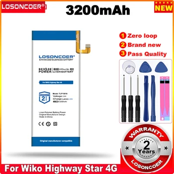 0 Ciclu de 100% Noua Baterie 3200mAh pentru WIKO Highway Star 4G Dual SIM S104-Q06000-000 S104-Q14000-001 TLP15016 în stoc