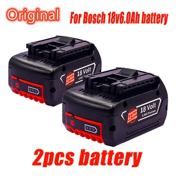 Noi 18V Acumulator 6.0 Ah Bosch Burghiu Electric 18V 6000mAh baterie Reîncărcabilă Li-ion Baterie BAT609, BAT609G, BAT618, BAT618G, BAT614