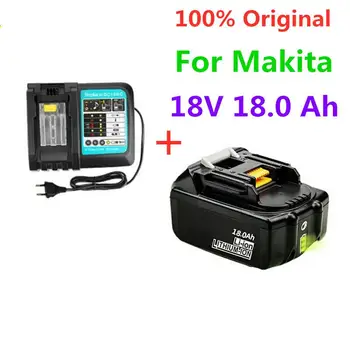 Noi 18V 18.0 Ah Baterie de 8000mAh Baterie Li-Ion de Înlocuire Baterie pentru MAKITA BL1880 BL1860 BL1830battery+ Incarcator