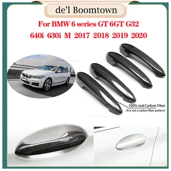 Mașină nouă Ușă Mâner accesorii 100% Reale Fibra de Carbon Pentru BMW seria 6 GT 6GT G32 640i 630i M 2017 2018 2019 2020