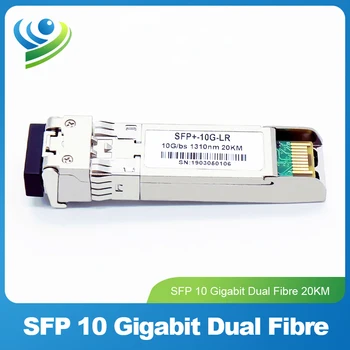 SFP Optice, module optice SFP+10G-LR pentru Fibre de Emisie-recepție 1310nm 20KM Dual Fibre Single Mode LC Interfață Comutator Transmisie