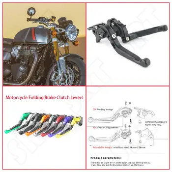 Se potriveste pentru Triumph Thruxton RS R 2016 2017 2018 2019 2020 2021 2022 Motocicleta Reglabil Pliere Extensibila de Frână de Ambreiaj Pârghii