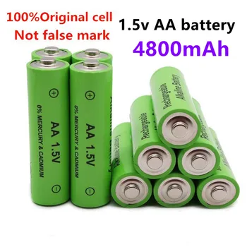 1~20BUC 1.5 V Nou Brand AA baterie reîncărcabilă 4800mAh 1,5 V Alcaline Noi Reîncărcabilă baterie pentru lumina led-uri de jucărie mp3+transport Gratuit