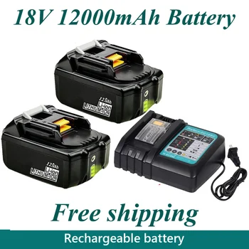 18V 12000mAh baterie Litiu-Ion pentru Makita Aluat mai recent Modernizate BL1860 Acumulator 18v BL1840 BL1850 BL1830 BL1860B LXT40