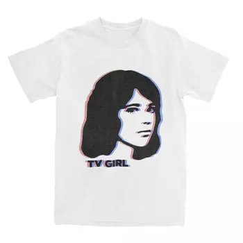TV Fată 3D Anaglifă Fata de Vis Logo pentru Barbati Femei T Shirt Accesorii Tee Cămașă din Bumbac Imbracaminte de Vara