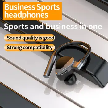 L15 Anulare A Zgomotului De Sport De Afaceri Fără Fir Căști Căști Impermeabil Agățat Singură Ureche Căști Bluetooth 5.2 Căști