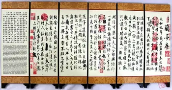 China colecție de articole Lac pictura macara ecran de pliere-Orchid Pavilion Seria