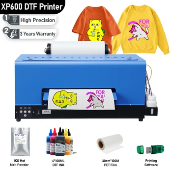A3 DTF Pentru Epson Printer XP600 DTF Textile Imprimanta de Transfer Termic DTF Imprimanta Pentru T-Shirt, Blugi, Pantofi, Pălărie Hanorace