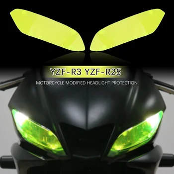 Accesorii motociclete Fața Farurilor Garda de Ecran Capacul Obiectivului Scut Protector Pentru YAMAHA YZF-R3 YZF-R25 R3 R25 2019-2022