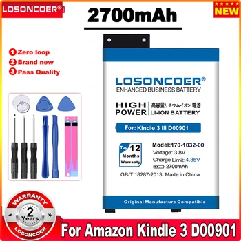 2700mAh Baterie de Telefon Mobil Pentru Amazon Kindle 3 III GP-S10-346392-0100 170-1032-00 S11GTSF01A D00901 Baterie