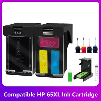 65XL refillable cartuș de cerneală compatibile cu hp 65 XL pentru hp65 pentru hp Envy 5010 5020 5030 5032 5034 5052 5055 2622 2624 2652