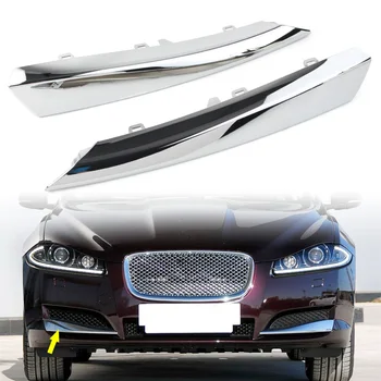 2 BUC Stanga+Dreapta Masina Bara Fata Grila panoului Lateral Gratar Tapiterie Pentru Jaguar XF 2012 2013 2014 2015 Crom ABS, Accesorii Auto