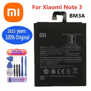 2023 Ani BM3A Xiao mi Telefon Original, Baterie de 3500mAh Pentru Xiaomi Mi Note 3 Note3 de Înaltă Calitate Baterie de schimb Bateriile