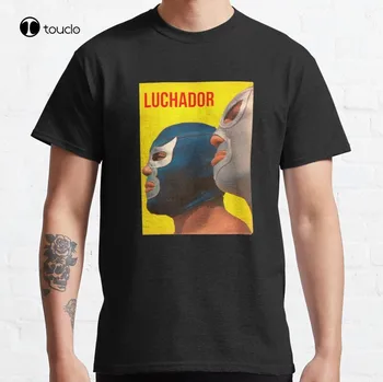 Luptătorul Lucha Libre Clasic T-Shirt din Bumbac Tricou Personalizat Aldult Teen Unisex Digital de Imprimare Tricouri Femei Tricouri Xs-5Xl