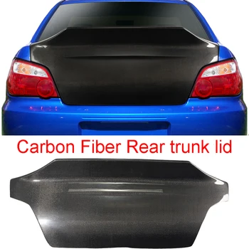 Pentru Subaru Impreza WRX-STI 2002-2007 Ani de Fibra de Carbon din Spate a Capacului Portbagajului Modificarea