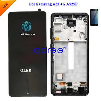 Display OLED LCD Pentru Samsung A52 LCD A525F Lcd Pentru Samsung A52 A525F LCD Touch Screen Digitizer Asamblare