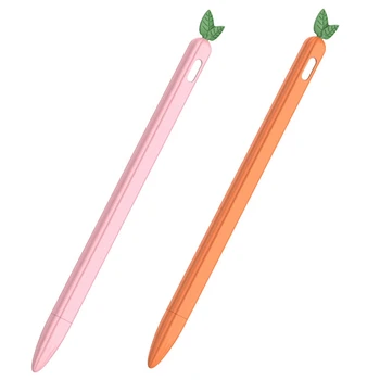 Pentru Apple Pencil a 2-a Generație Non-Alunecare Pen Maneca Creative Desene animate Pen Maneca Roz