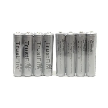 20buc/lot TrustFire 3.7 V 600mAh TR 10440 Baterie Reîncărcabilă Litiu Baterii cu Protected PCB pentru Lanterne LED-uri Faruri
