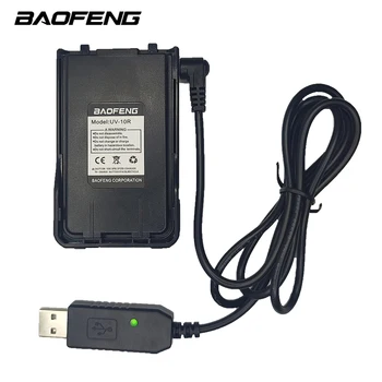 BAOFENG UV-10R Baterie Li-ion 4800mAh 7.4 V Pot Cablu USB de Încărcare Compatibil cu UV-S9 UV-5RPro UV-5RMax Walkie Talkie UV10R