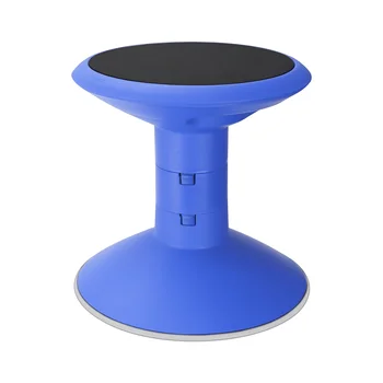 Storex Backless Plastic Wiggle Scaun Reglabil 12-18 inch Înălțime Șezut, Albastru