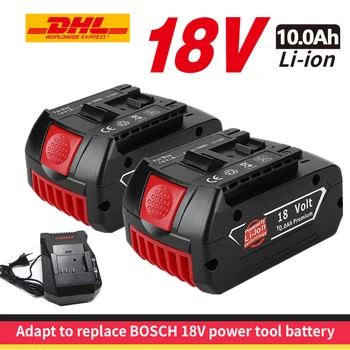 100% Original 10ah Reîncărcabilă Litiu-Ion Baterie pentru Bosch 18V 6.0 O Baterie de Rezervă Portabil de Înlocuire BAT609 BAT609G 618