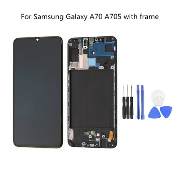 Pentru Samsung Galaxy A70 SM-A705 Display LCD Touch Screen Digitizer Cadru