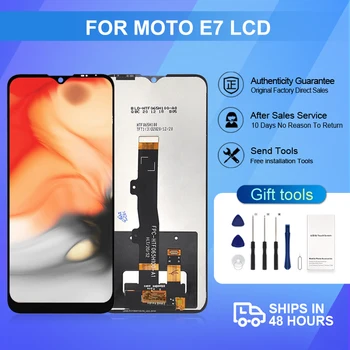 Testat 6.5 Inch Pentru Motorola Moto E7 Lcd Touch Panel Ecran De Sticlă Digiziter Asamblare Piese De Schimb Transport Gratuit Cu Instrumente