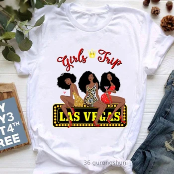 2023 Las Vegas, Fetele Tricou Femei De Ziua De Nastere Echipa De Imprimare T Tricoul Femme Vacanță De Călătorie De Vacanță Tricou Femei Harajuku Tricou Topuri