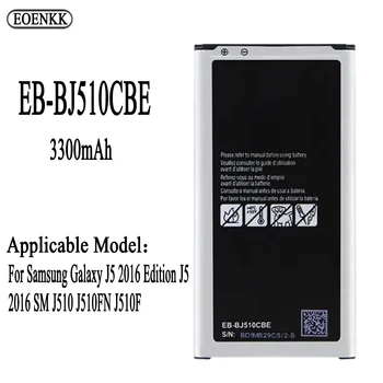 EB-BJ510CBC EB-BJ510CBE Baterie Pentru Samsung Galaxy J5 Ediția 2016 J5 2016 SM J510 J510FN J510F Original Capacitate Baterii de Telefon