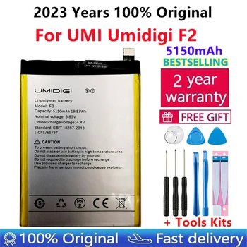 Originale de Înaltă Calitate Pentru UMI Umidigi F2 5150mAh Baterie Acumulator de schimb Pentru Umidigi F 2 Telefon Mobil Bateria AKKU+ Instrumente