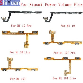 Putere Butonul de Volum Flex Pentru Xiaomi Mi 10 10 Pro Lite 10 10T 10T Pro 10T Lite Power Flex Cablu Piese de schimb