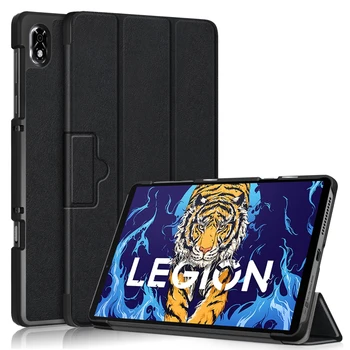 Pentru Lenovo Legiunea Y700 8.8 3-pliere Cataramă Magnetică Custer Textura din Piele Smart Tablet Caz