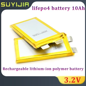 Lifepo4 Baterie Reîncărcabilă Litiu Fosfat De Fier Baterie 3.2V10Ah pentru 12V 24V 36V pentru Biciclete Electrice Cască Bluetooth Baterie de Rezervă