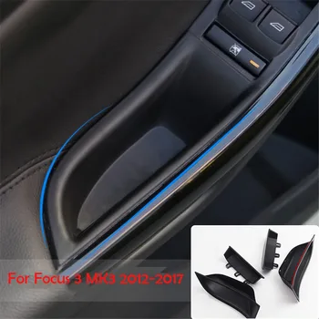 Pentru Ford Focus 3 MK3 2012-2017 Masina Fata-Spate, Ușa din Spate se Ocupe de Cutie de Depozitare Usi Cotiera Recipient de Arimare Cazul Accesorii
